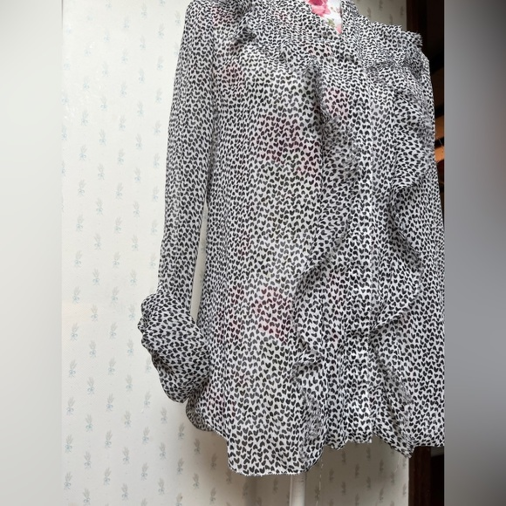 Women’s L’Agence Nadine Heart‎ Blouse XS